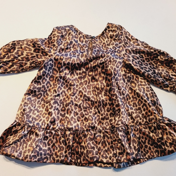 Something Navy leopard dress size 3 months - Picture 4 of 5